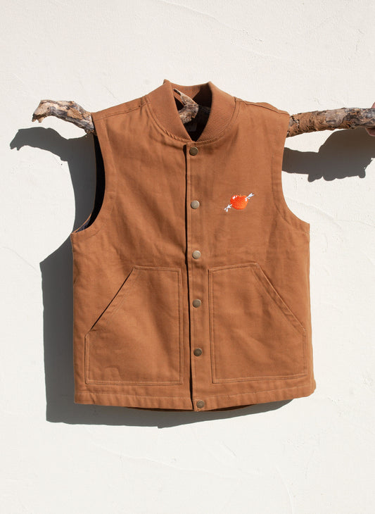 Fruit Cru Classic Work Vest (Brown)